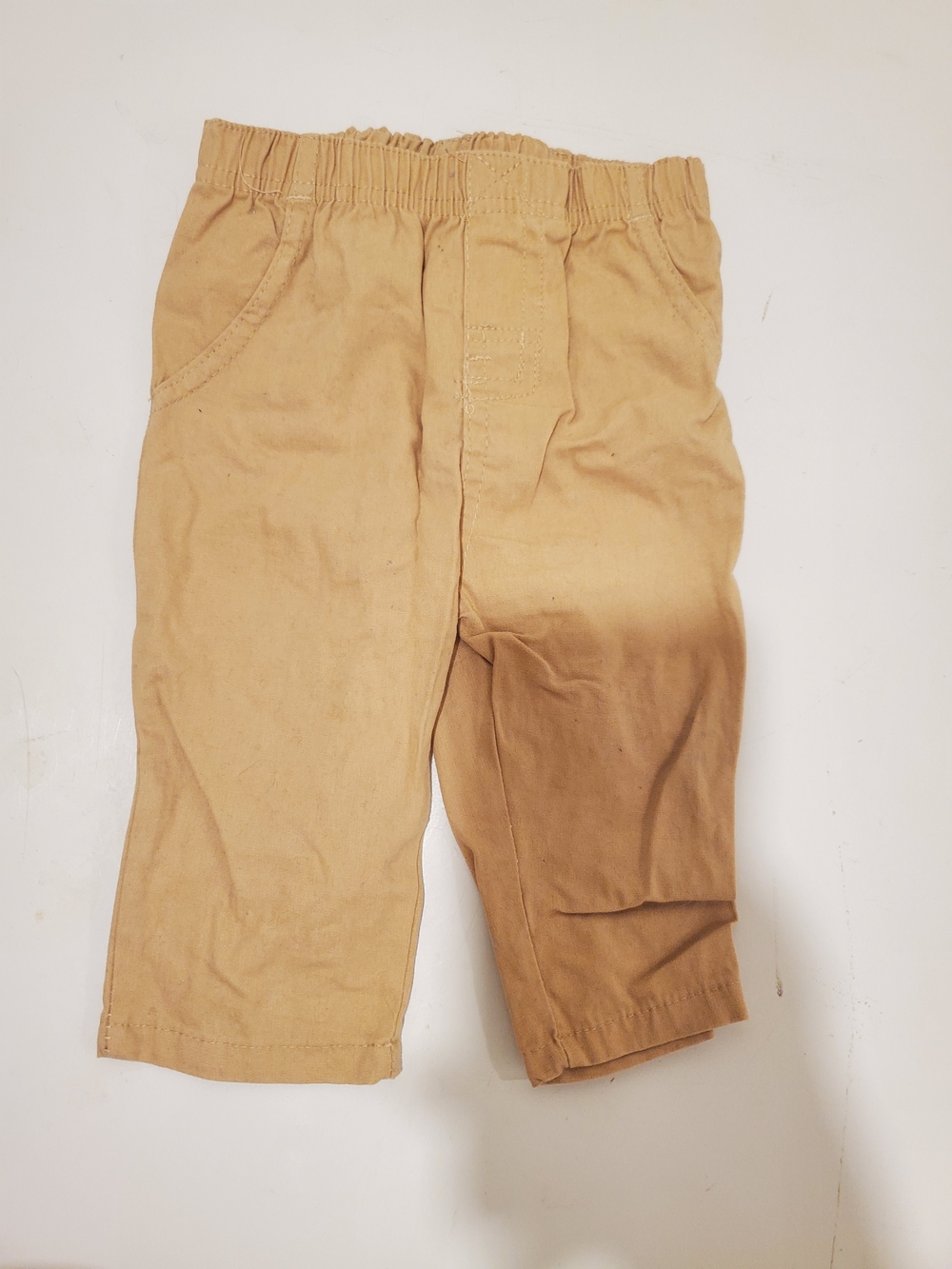 NWOT Rene Rofe Baby Tan Elastic Waist Cotton Pants
